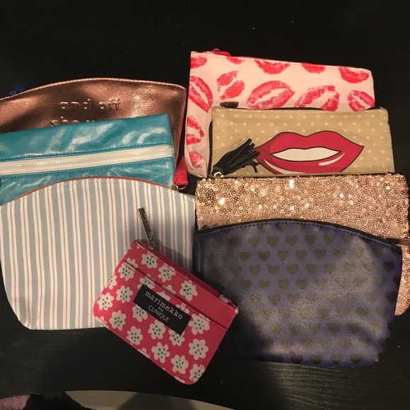 ipsy Handbags - 8 Makeup Bag BUNDLE!